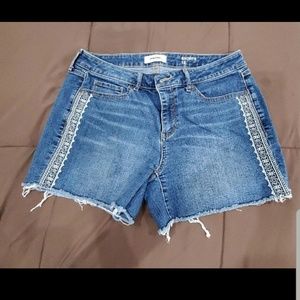 Denim shorts